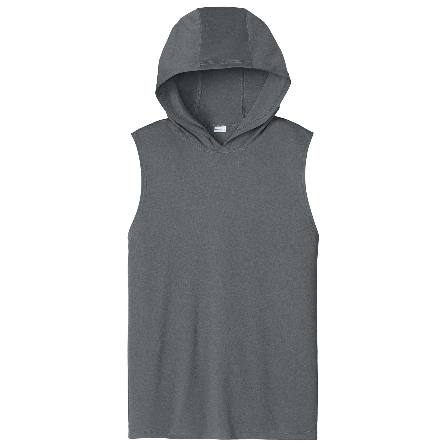 K Shield Warrior Sleeveless Hoodie - Iron Grey