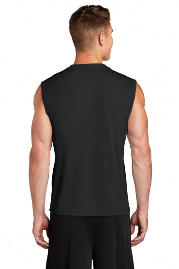 Sleeveless Competitor Tee - Carbon Black