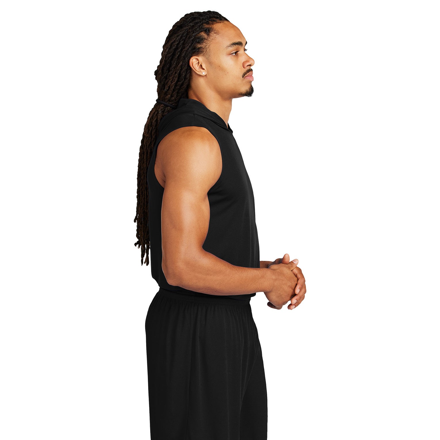 K Shield Warrior Sleeveless Hoodie - Carbon Black