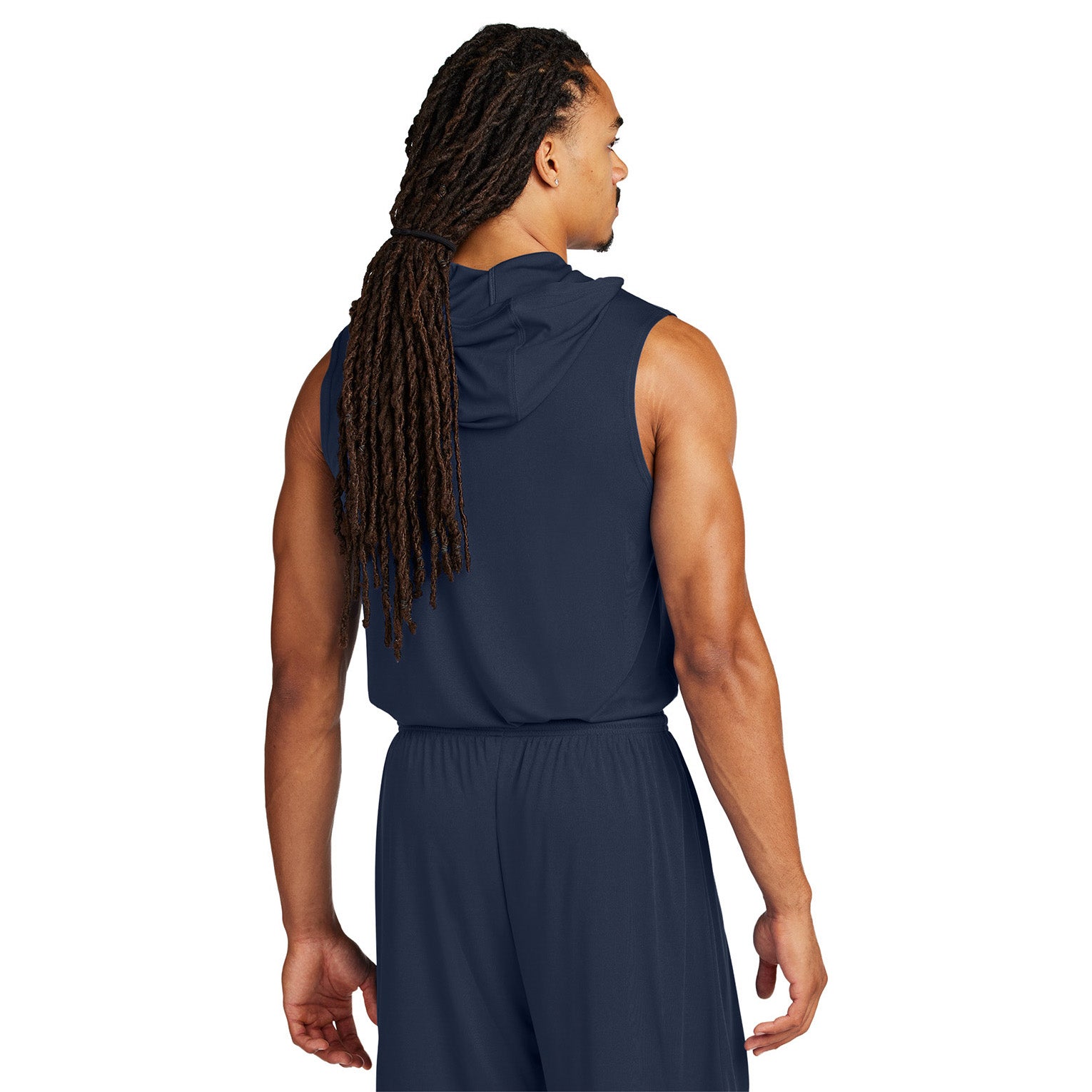 K Shield Warrior Sleeveless Hoodie - Navy