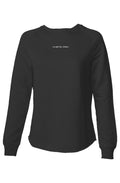 Womens lightweight wash sweater - Black