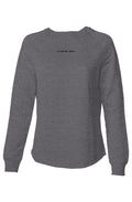 Womens lightweight wash sweater - Shadow