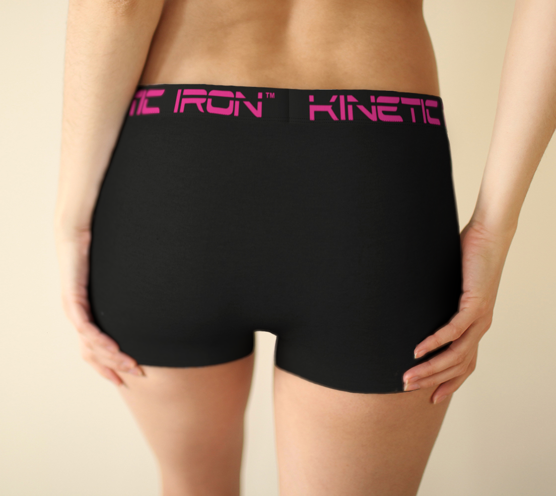 Kinetic Flex Tech Boxer - Black Fuchsia