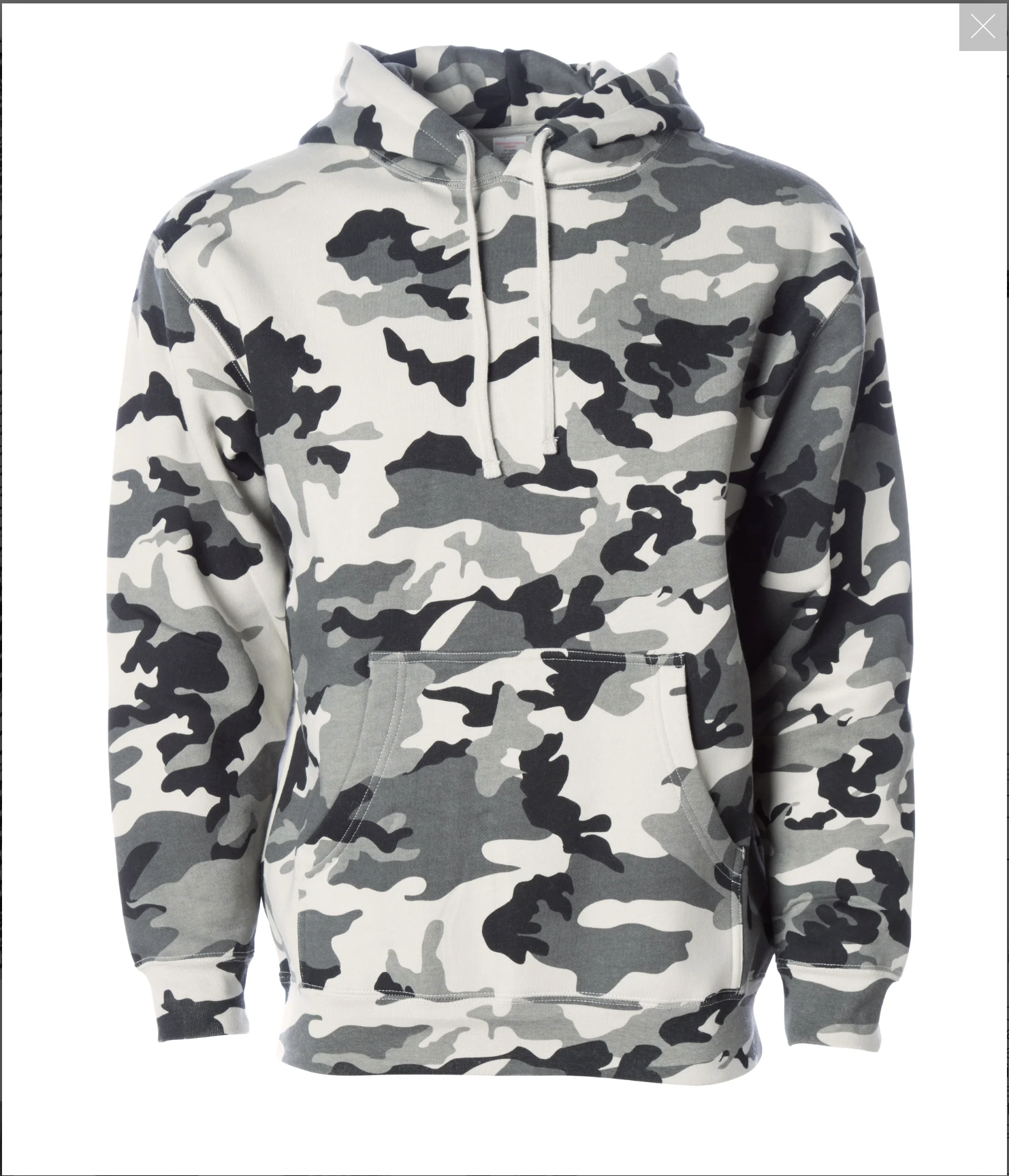 KI Camo Soldier Heavyweight Hoodie - Snow