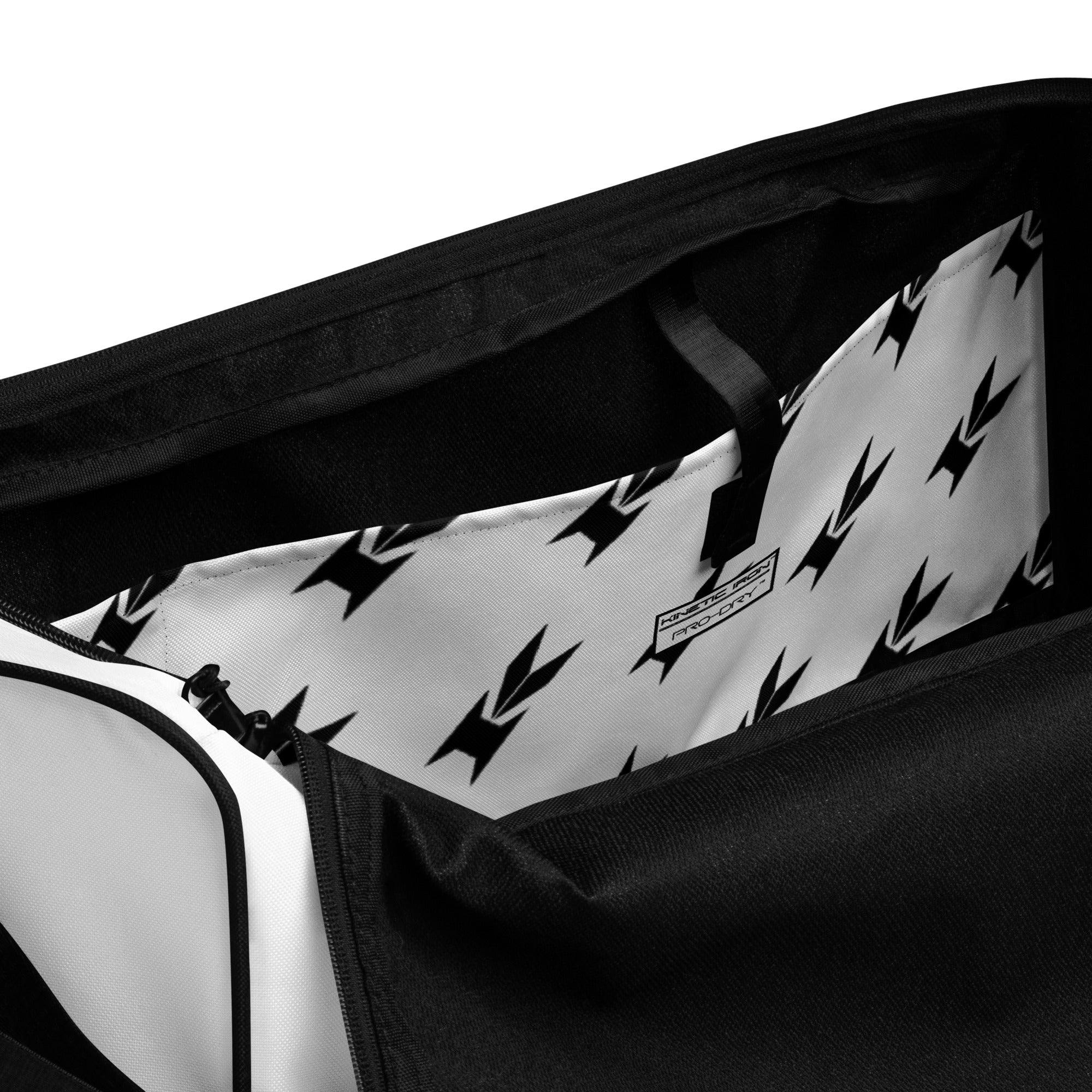 K Shield Worldwide Duffle Bag - Infinite White