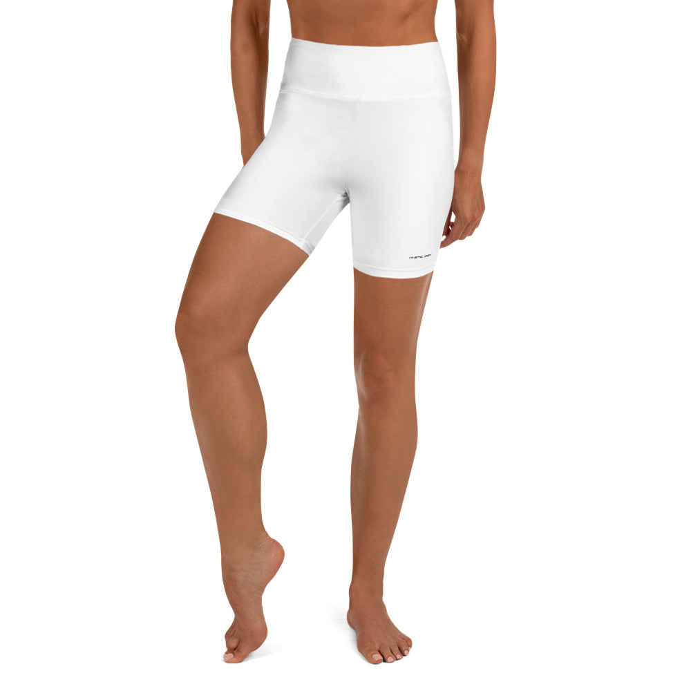 Yoga Shorts - Classic White