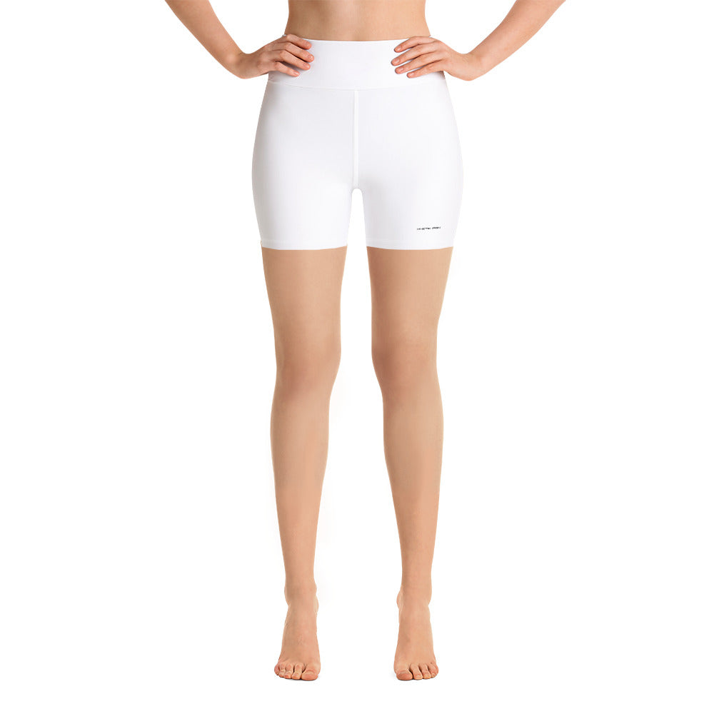 Yoga Shorts - Classic White