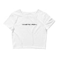KI Classic Crop Tee - White / Black