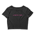 KI Classic Crop Tee - Carbon Black / Berry