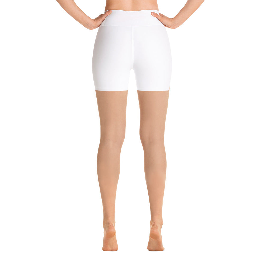 Yoga Shorts - Classic White